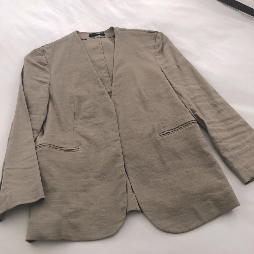 Blazer Jacket Khaki - Theory